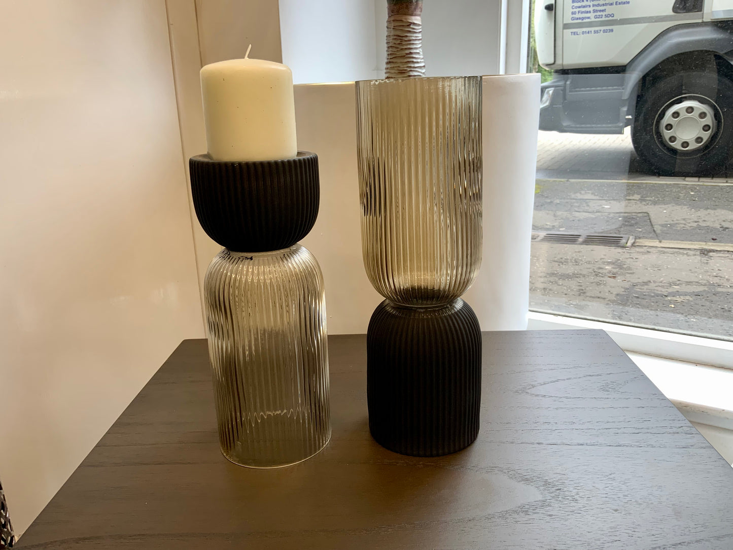 Maron Vase /Candleholder - 2 Sizes Available