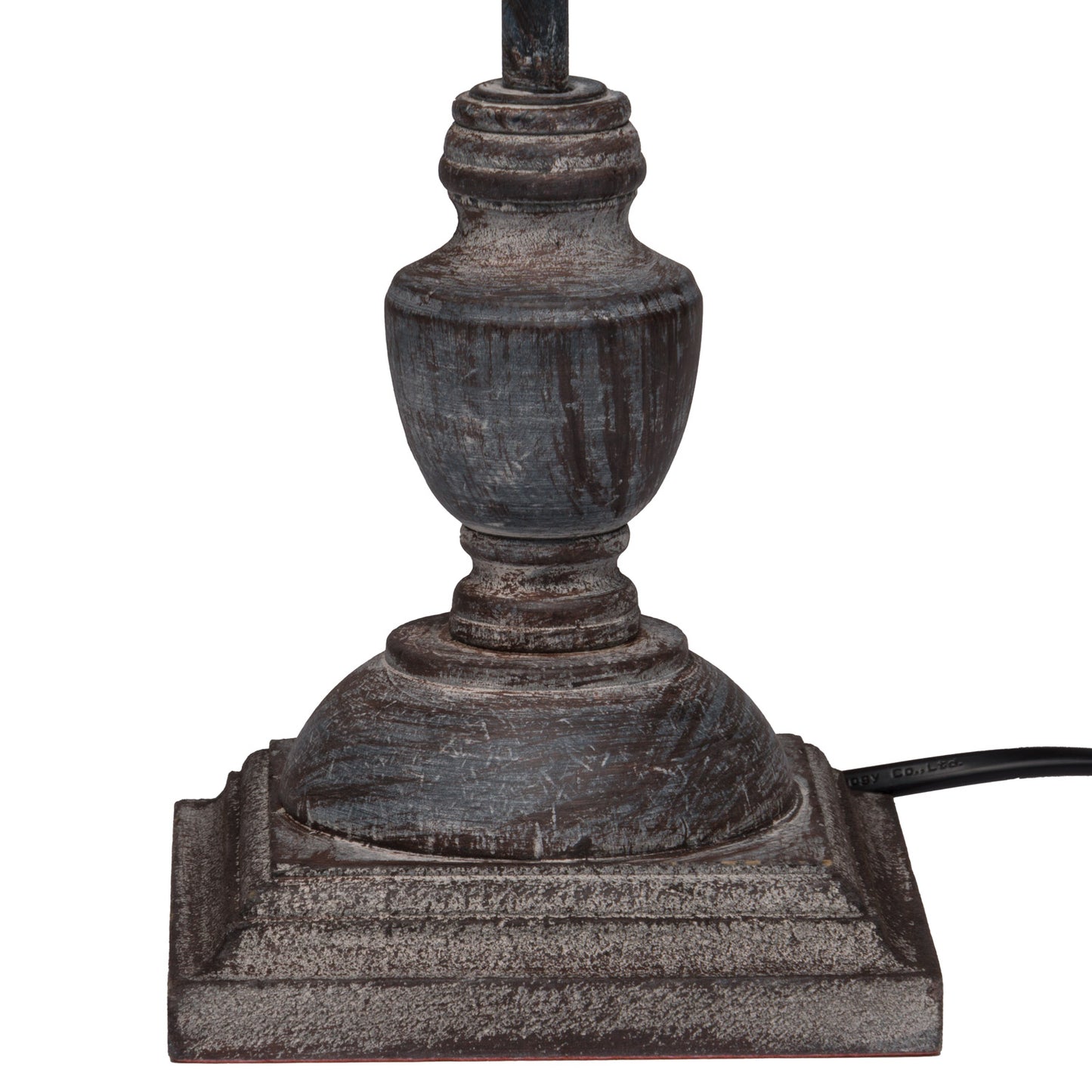 Incia Grey Wash Stem Table Lamp - 52cm