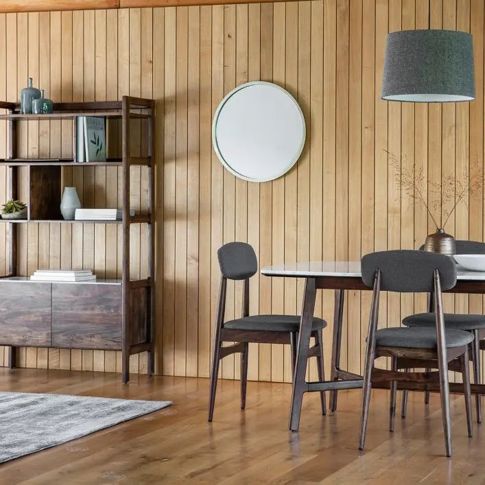 Milano Solid Acacia Dining Chair - 2 Pk