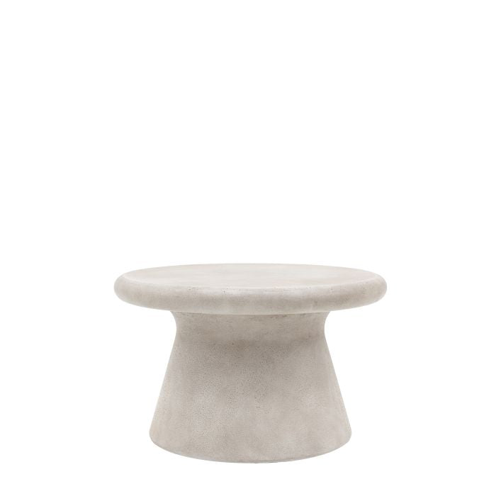 Ria Glass Reinforced Concrete Coffee Table - Concrete