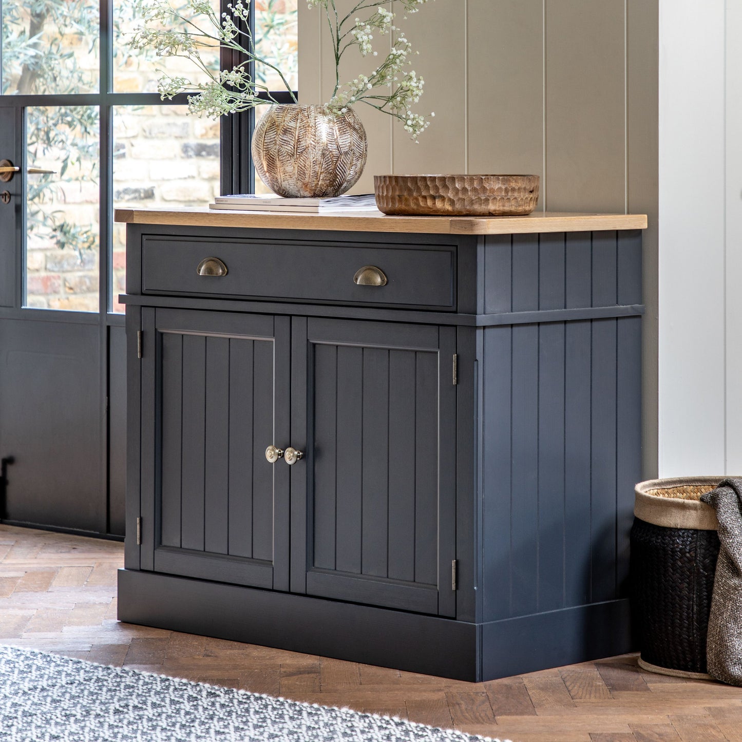 Tilda 2 Door Sideboard - Painted Charcoal Finish