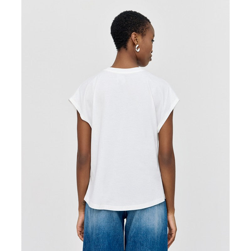 Access Fashion Sunglasses Printed T-Shirt - White