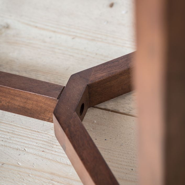 Bali 2 Drawer Desk - Brown