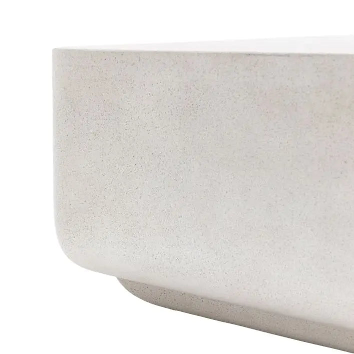 Olympia Glass Reinforced Concrete Coffee Table