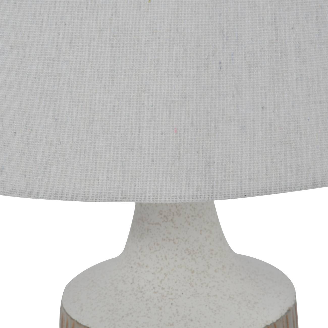 Porcelain Reeds Lamp With Shade - 35 x 35 x 52.5