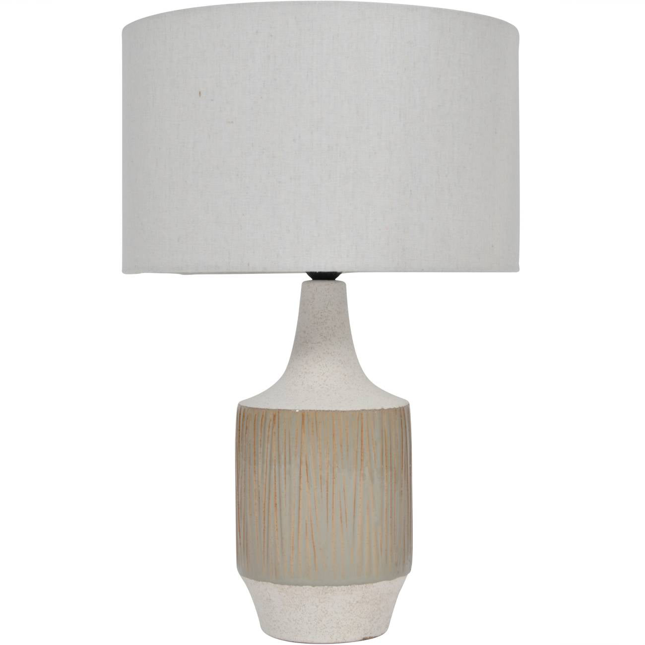 Porcelain Reeds Lamp With Shade - 35 x 35 x 52.5