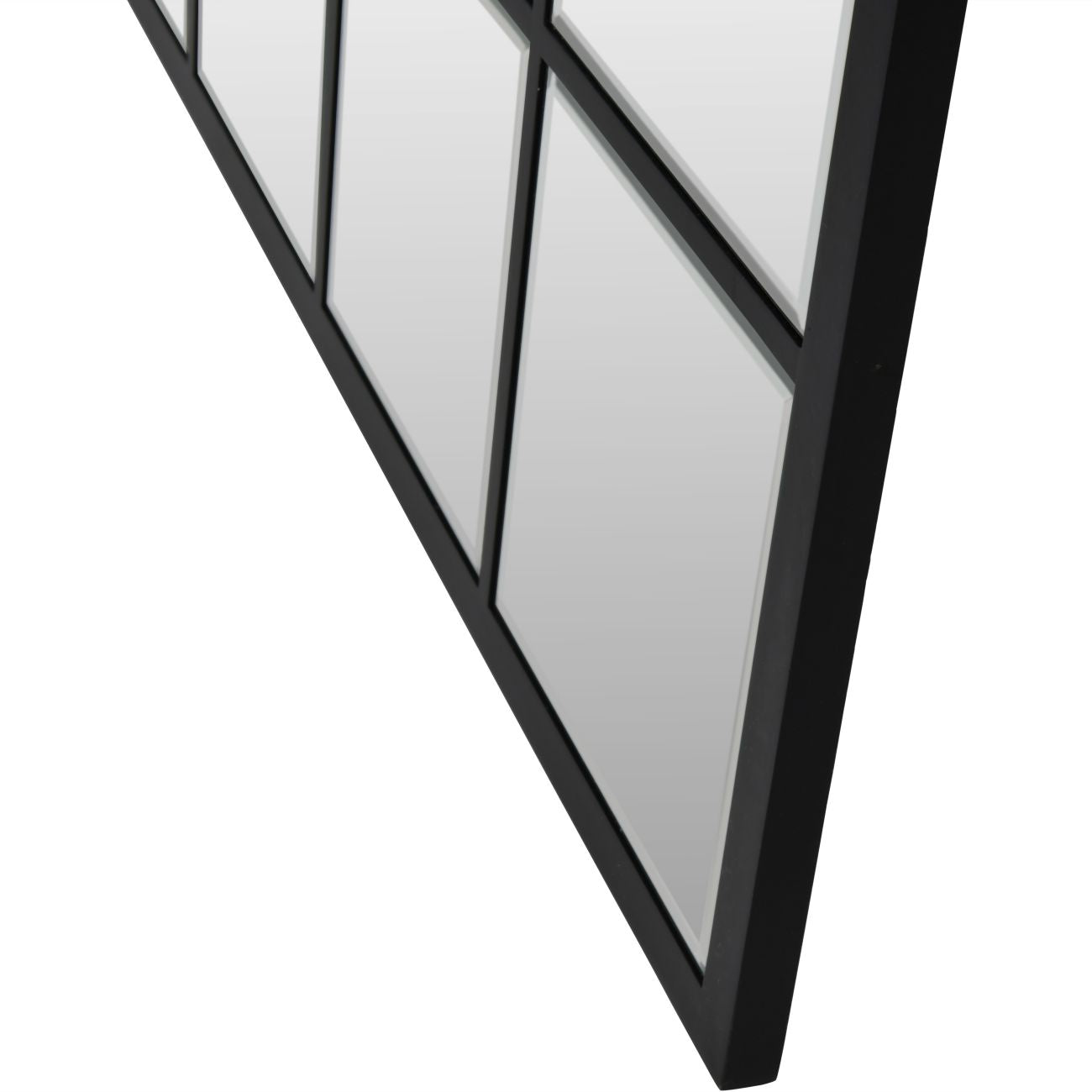 Blakely Square Mirror Black - 100cm x 100cm