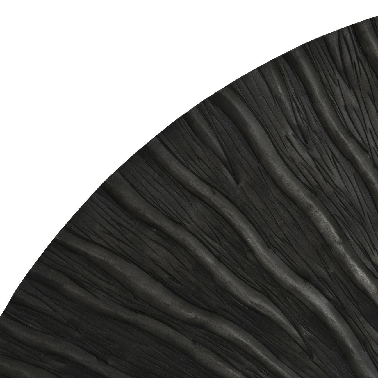 Inca Large Black Wall Art Disc - 92cm