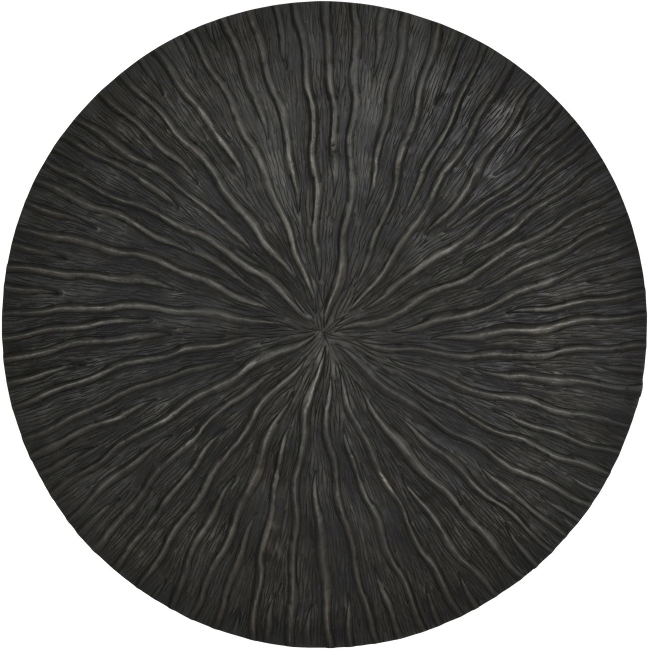 Inca Large Black Wall Art Disc - 92cm