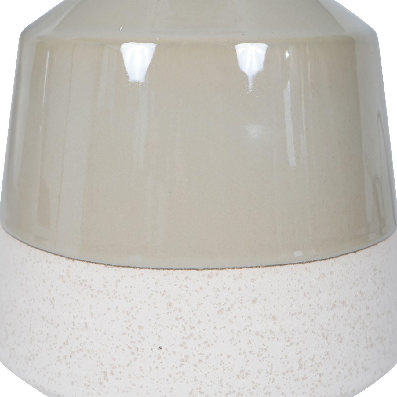 Libra Soft Green Dipped Glaze Table Lamp 44cm with Ivory Coolie Shade