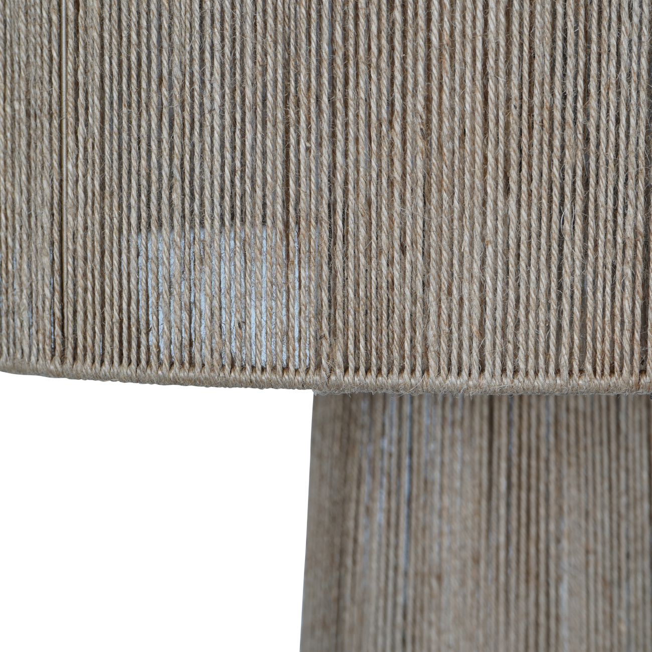 Jute Floor Lamp with Large Jute Shade - 160cm