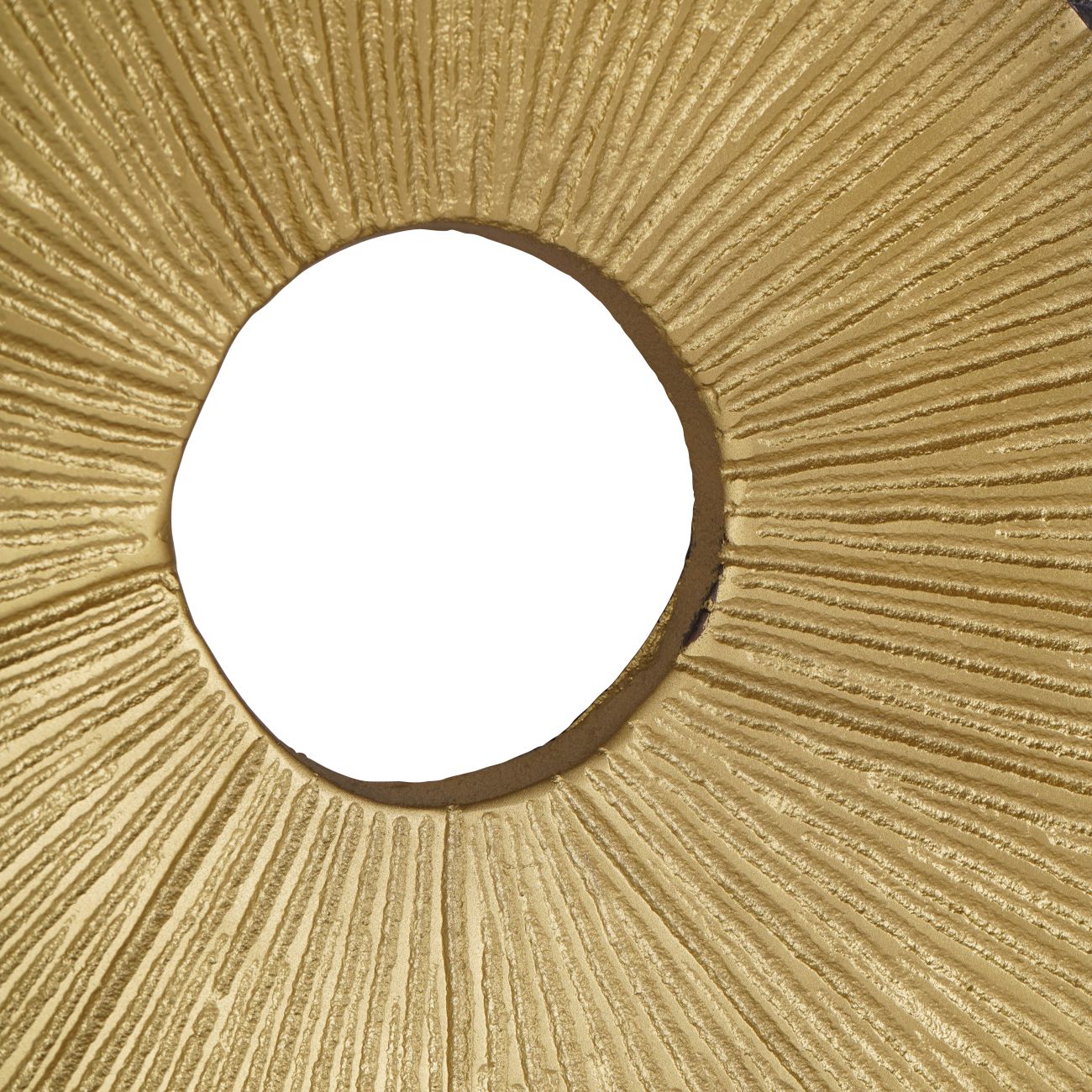 Large Black & Bronze Aluminium Wall Art - 45cm