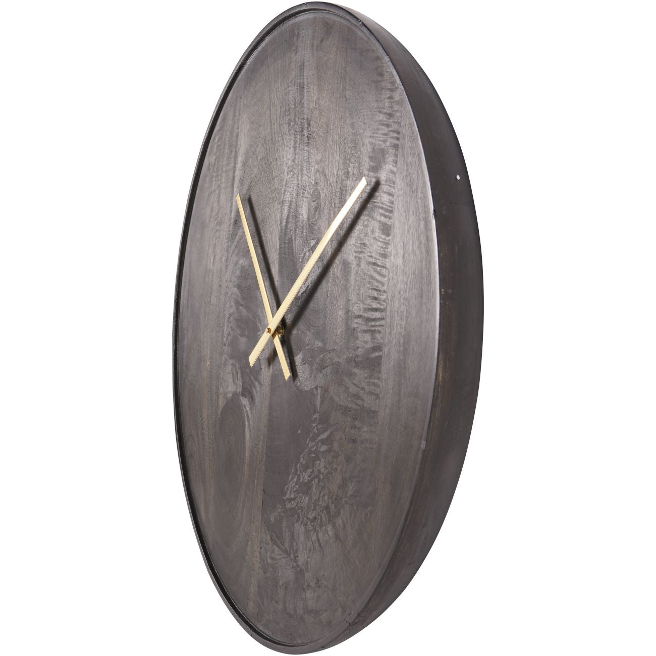 Mango Wood Bowl Wall Clock 56cm X 56cm
