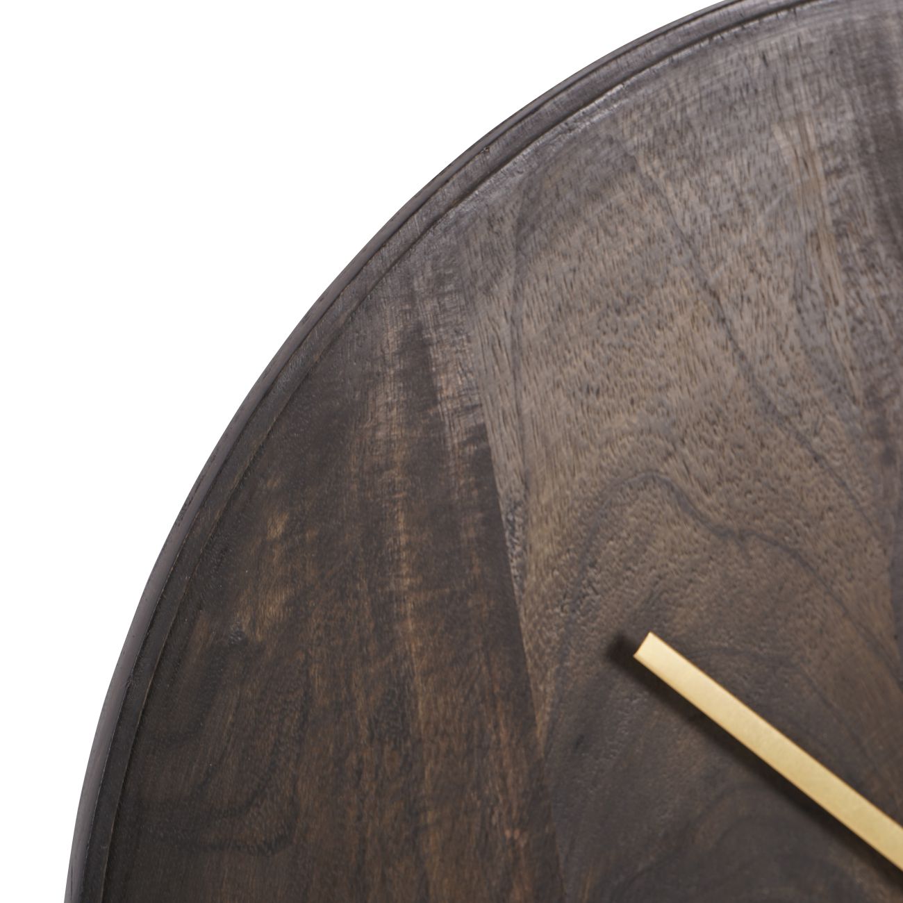 Mango Wood Bowl Wall Clock 56cm X 56cm