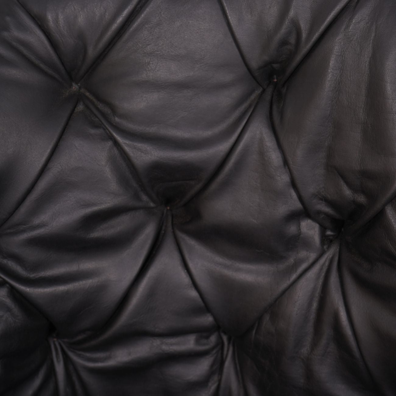 Admiral Occasional Chair with Leather Front & Contrasting Fabric Back - Black/Navy/White