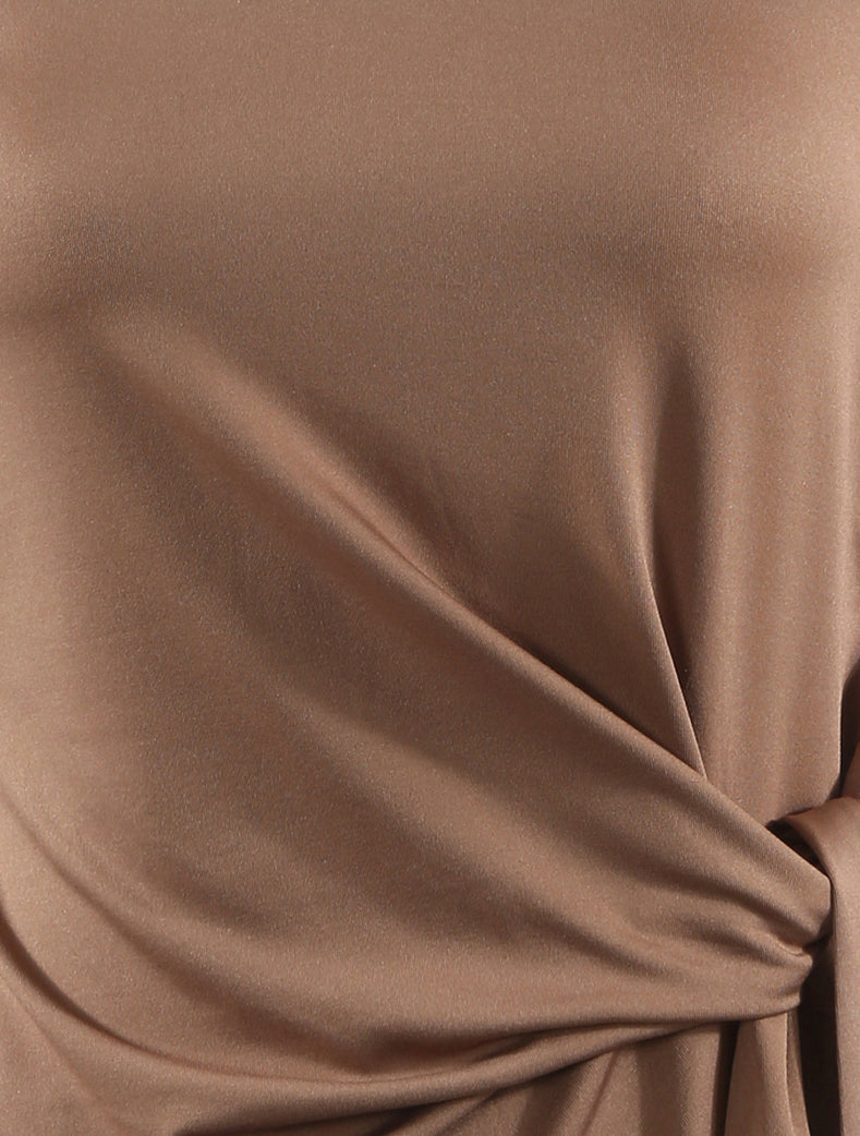 Long Sleeve Side Tie Top
