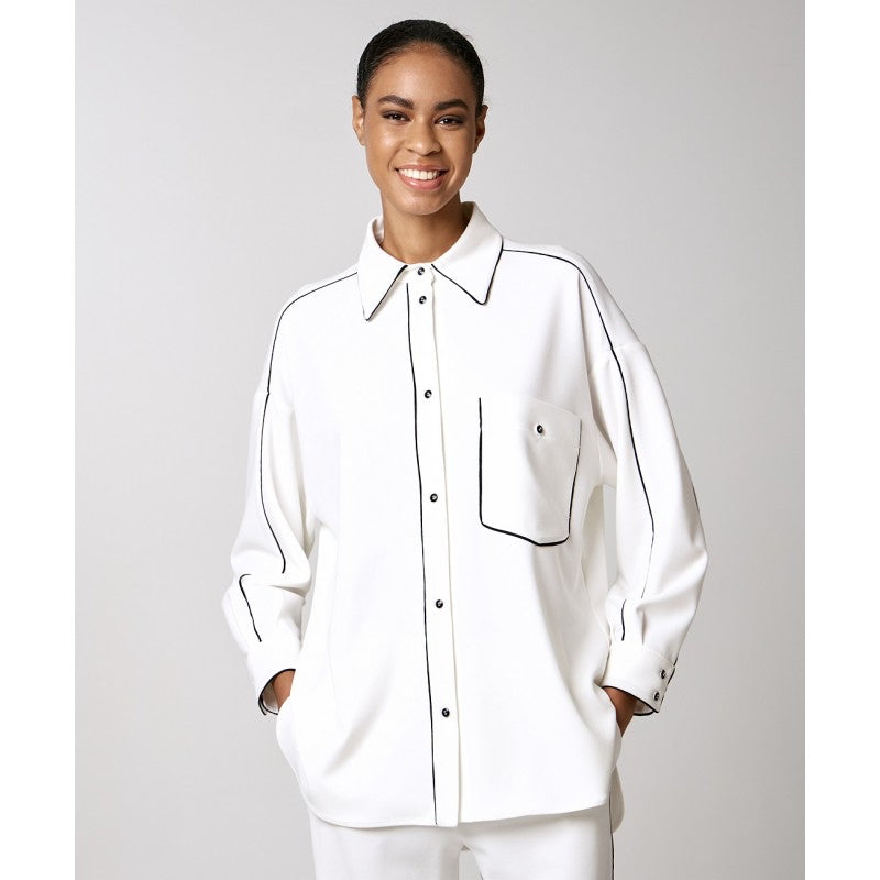 Access Fashion Contrast Piping Detail Shirt