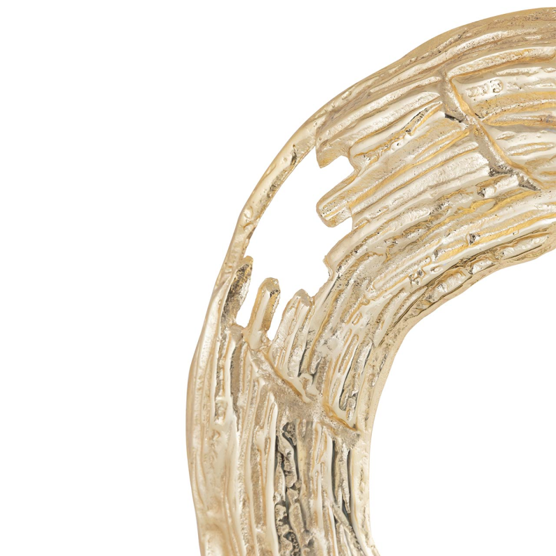 Gold Circular Sculpture 39cm x 47cm