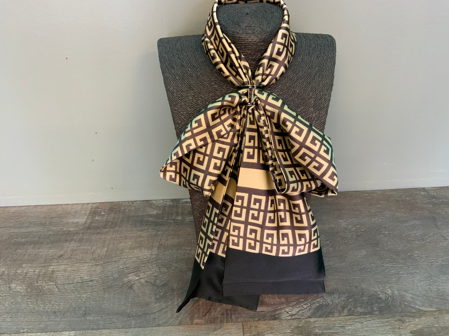 Satin Design Inspired Print Scarf - Options Available