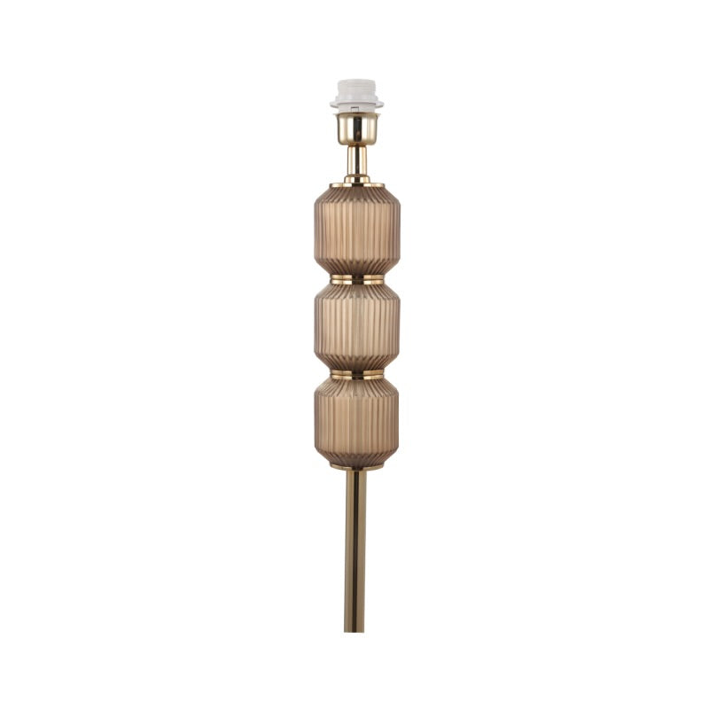Romano Floor Standing Lamp with Champagne Velvet Shade - 168cm
