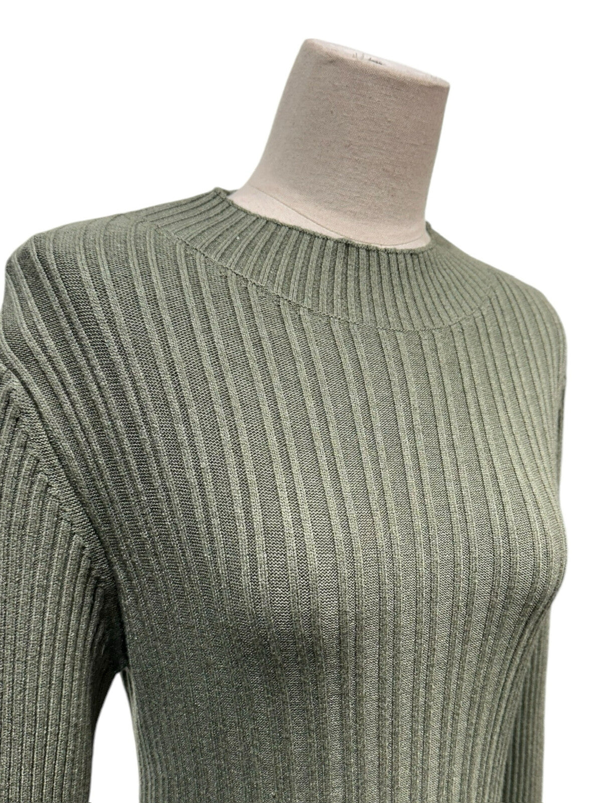 Knitted A Line Stretch Ribbed Knit Dress - 4 Colours
