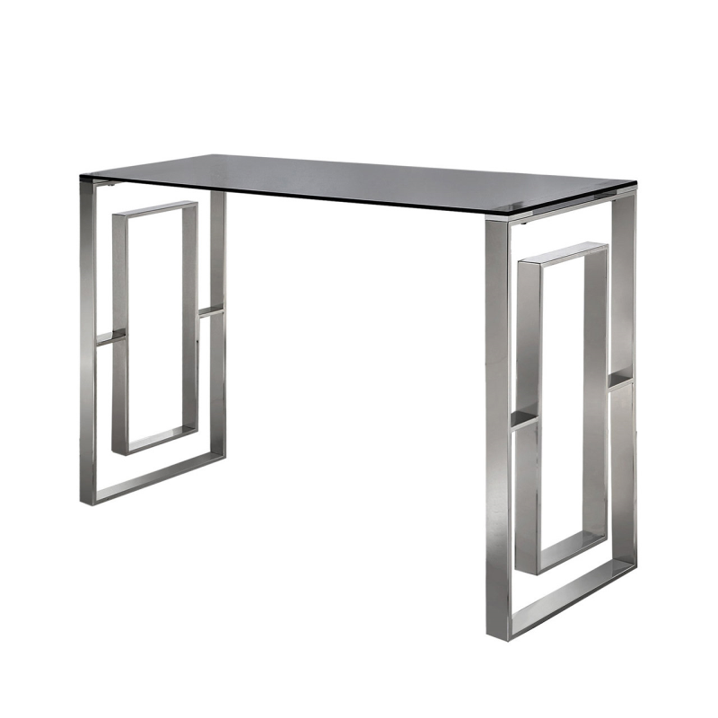 Lexi Chrome Frame Console Table