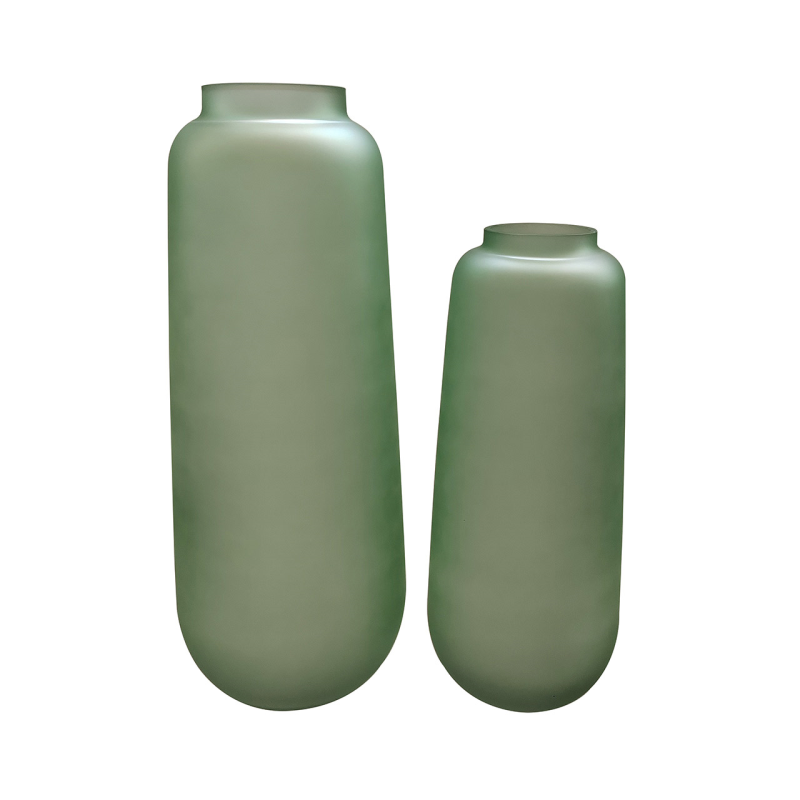 Green Coloured Statement Vase - 2 Sizes