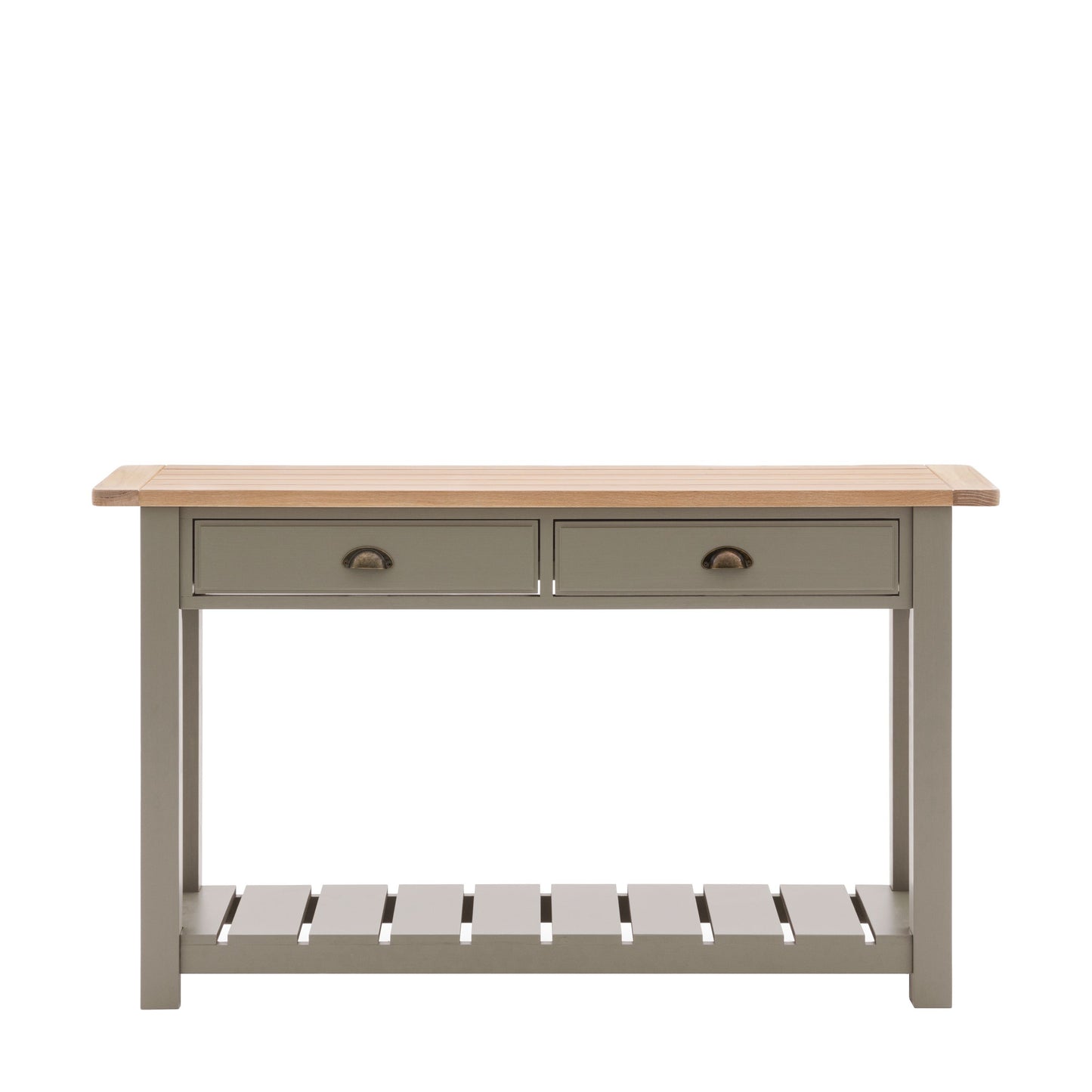 Tilda 2 Drawer Console - Soft Sage Painted Finish