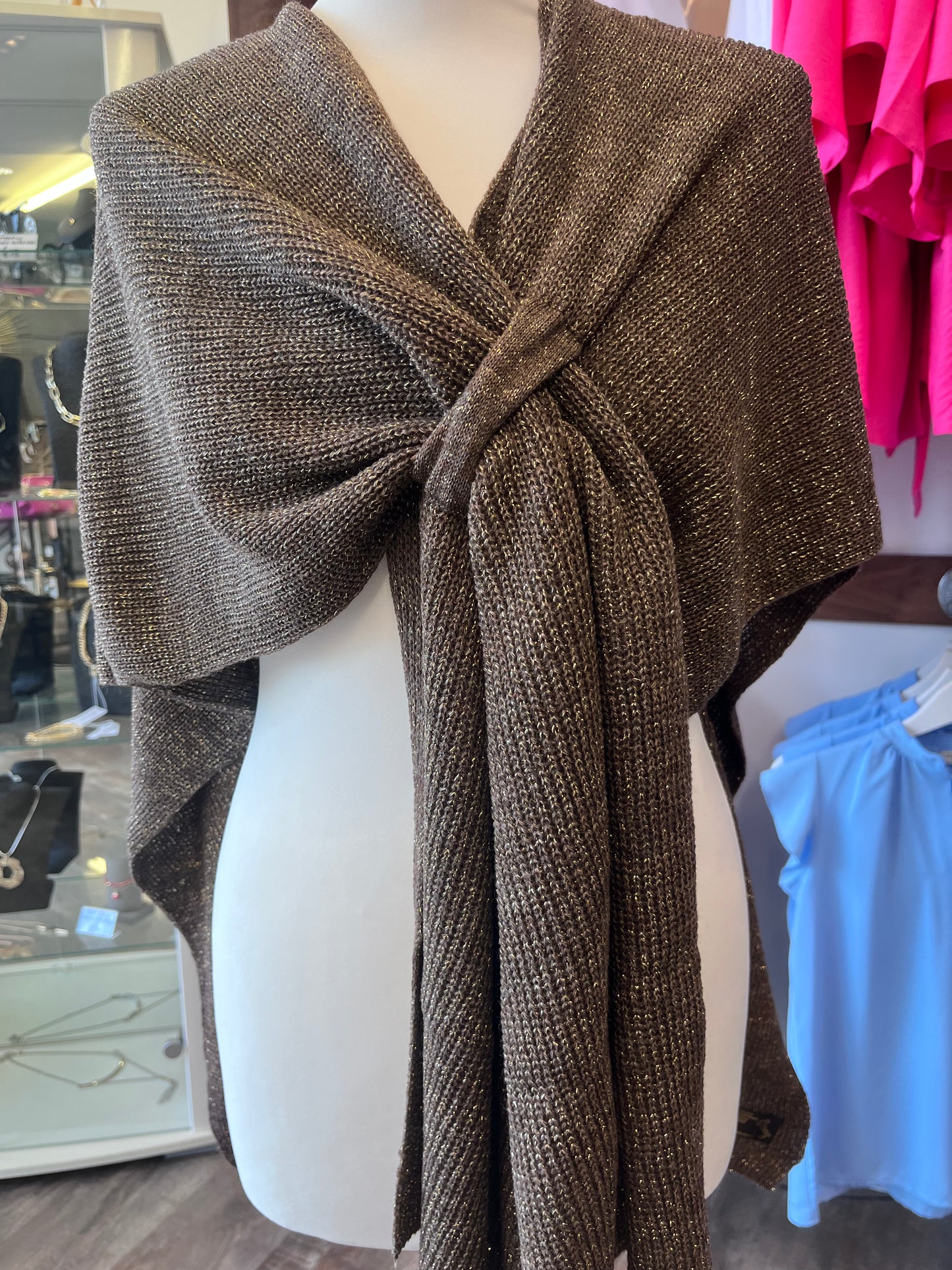 Loop Detail Top/Poncho