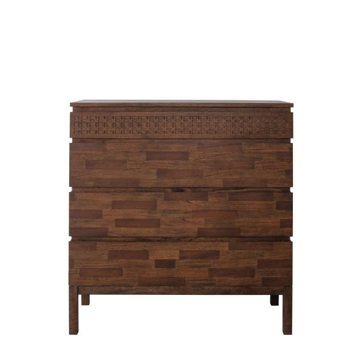 Bali 4 Drawer Chest - Brown