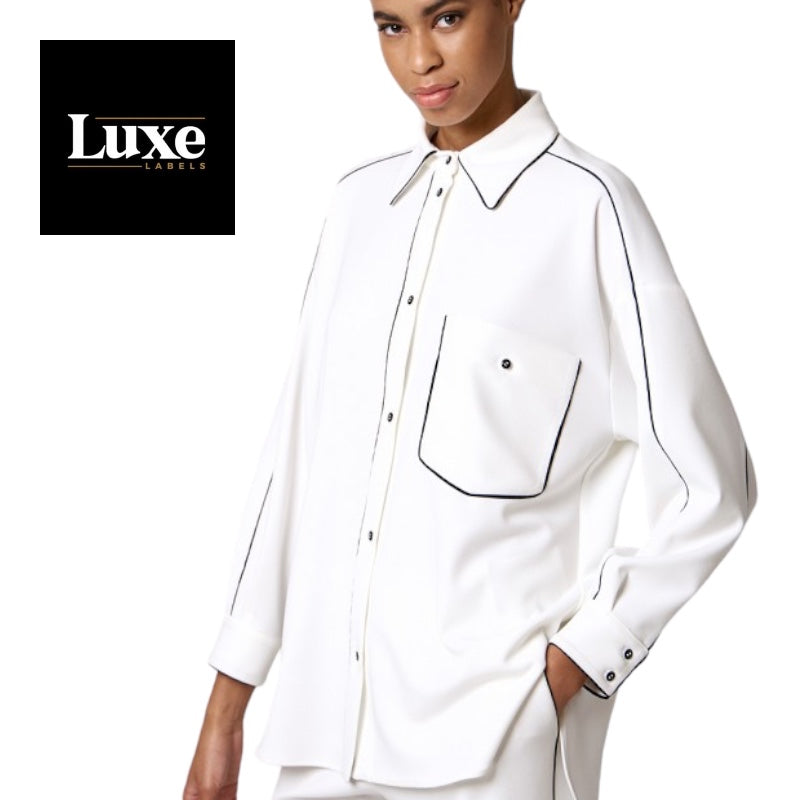 Access Fashion Contrast Piping Detail Shirt