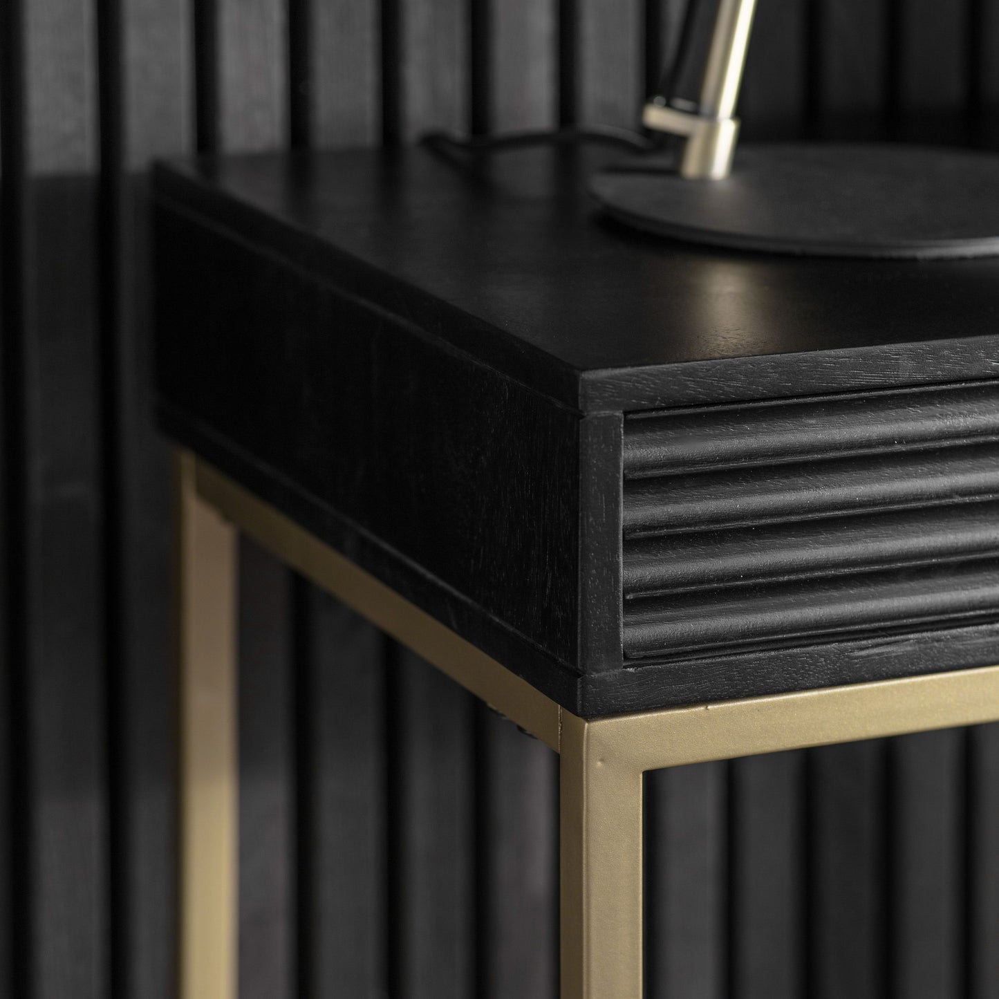 Nero 2 Drawer Console Table - 1100x400x780mm