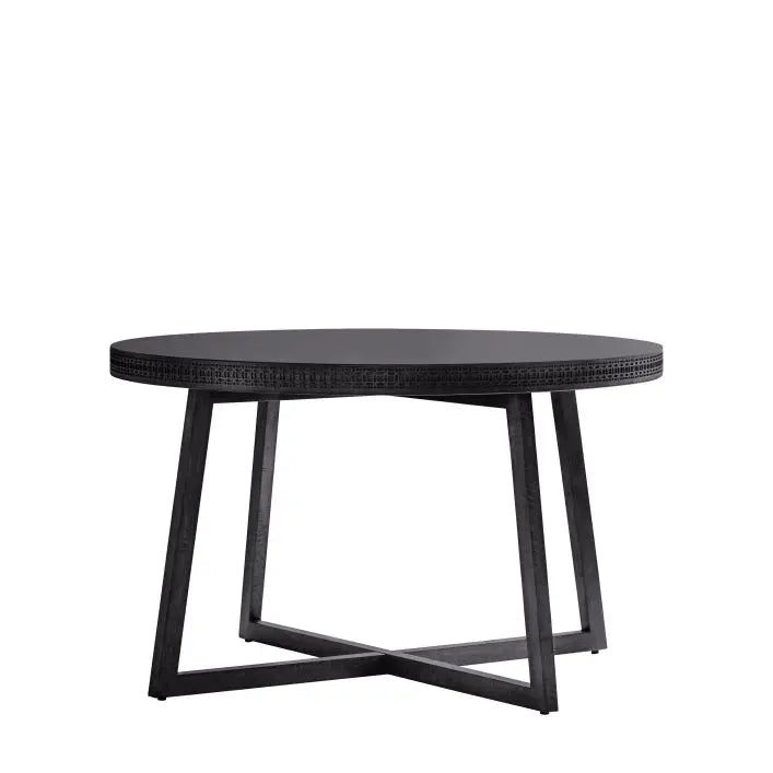 Bali Round Dining Table - Black