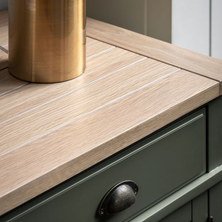 Tilda 2 Door Sideboard - Moss Green Painted Finish