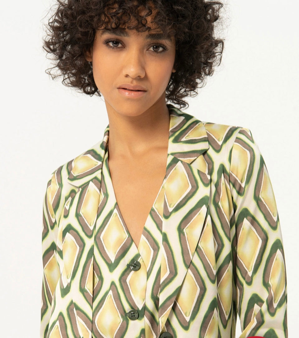 Surkana Tisa Green Blazer