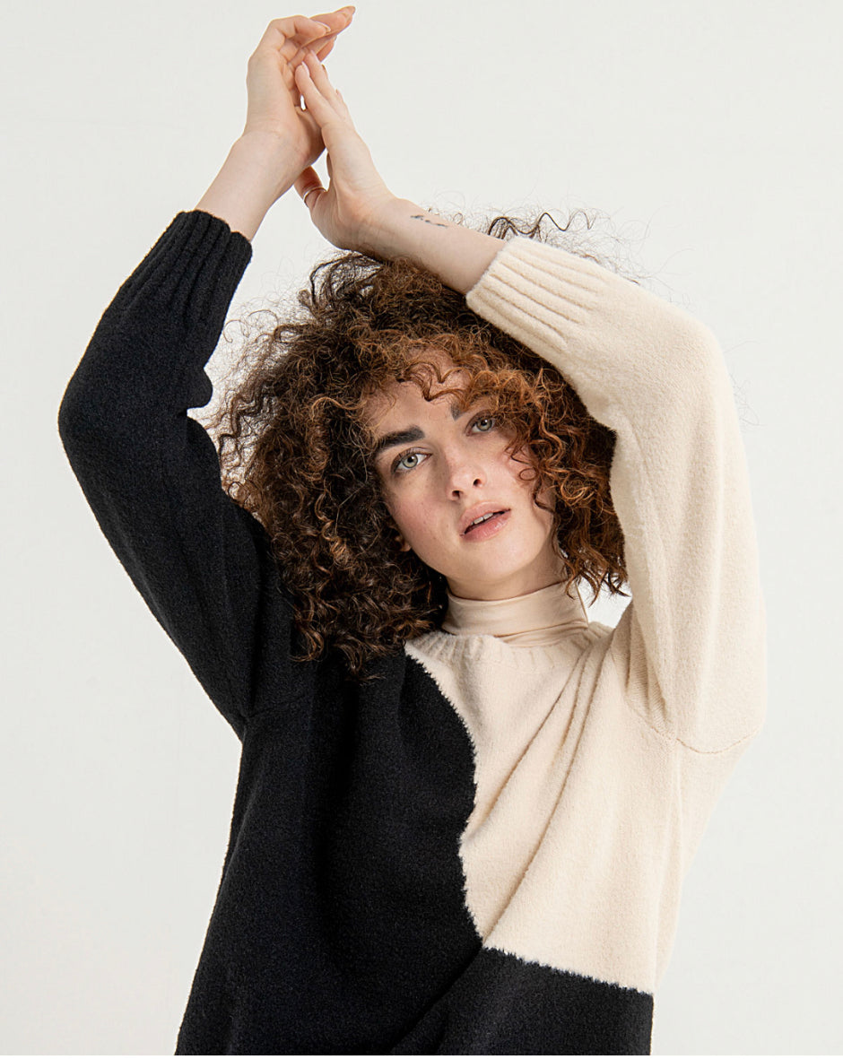 Surkana Bicolour soft knit Jumper