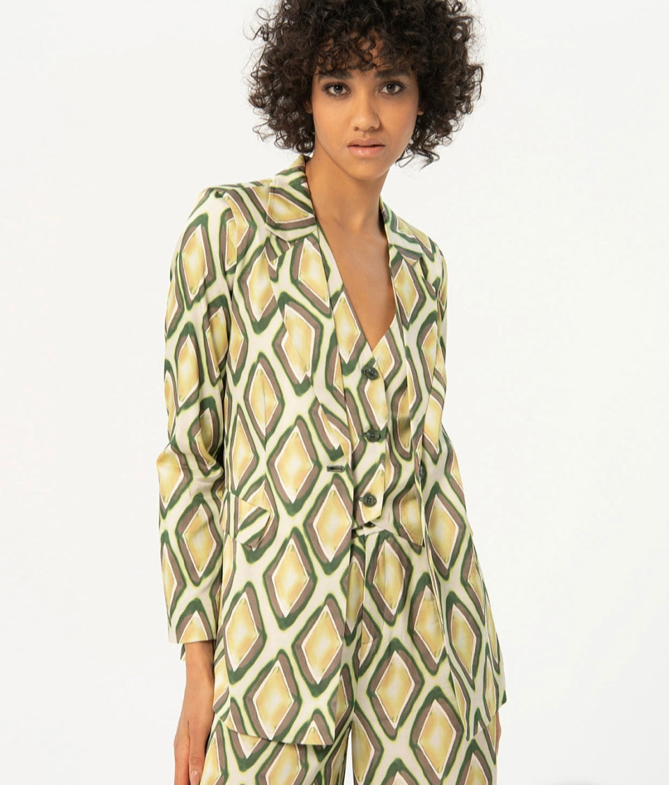 Surkana Tisa Green Blazer
