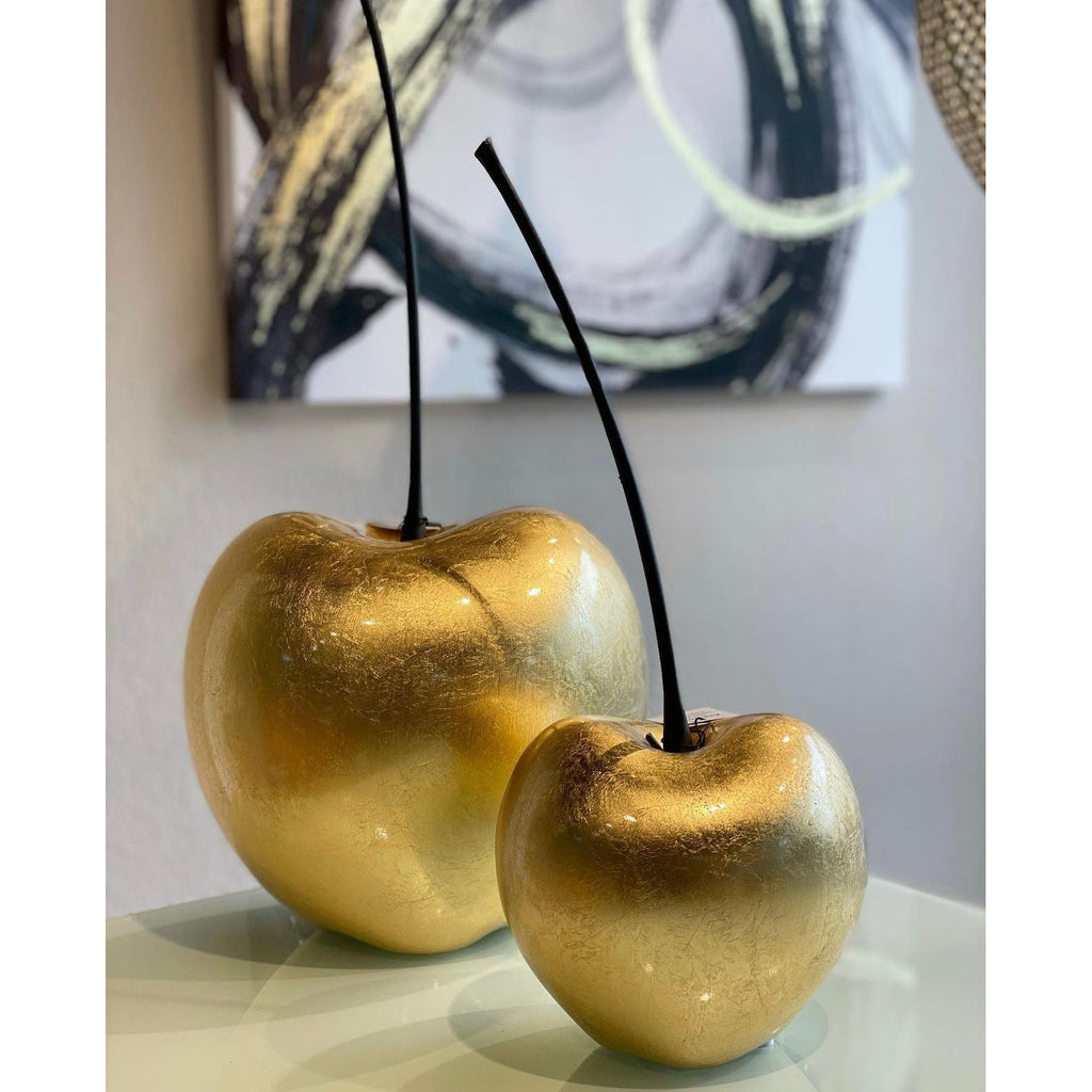 Gold Cherry Sculpture - 2 Sizes