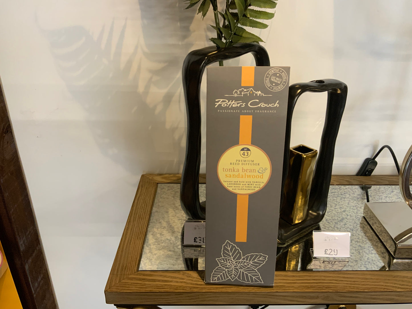 Potters Crouch Tonka Bean & Sandalwood Premium Reed Diffusers 100ml