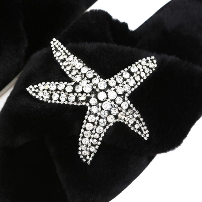 Jewelled Starfish Slippers