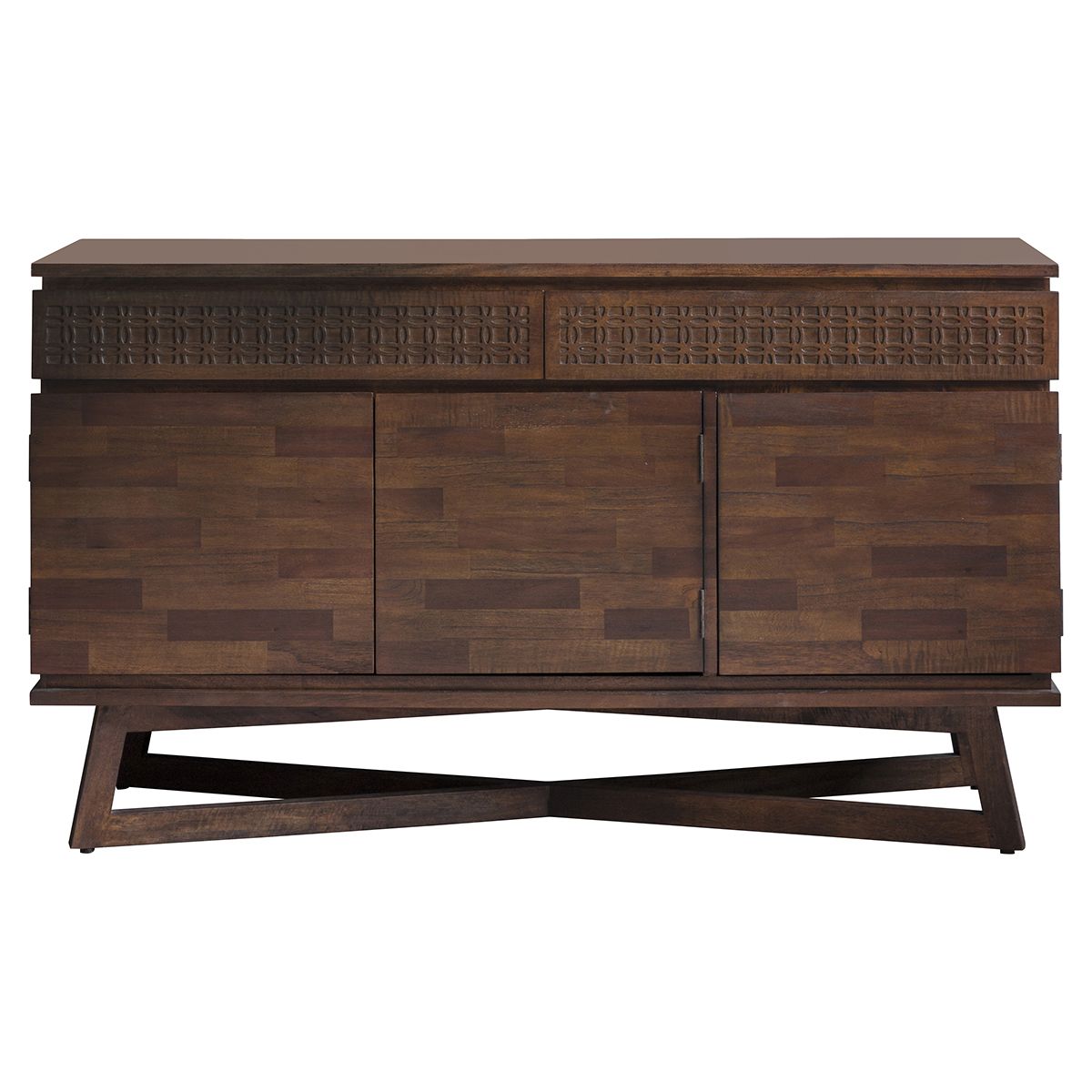 Sia 3Dr/2Drwr Sideboard - Brown