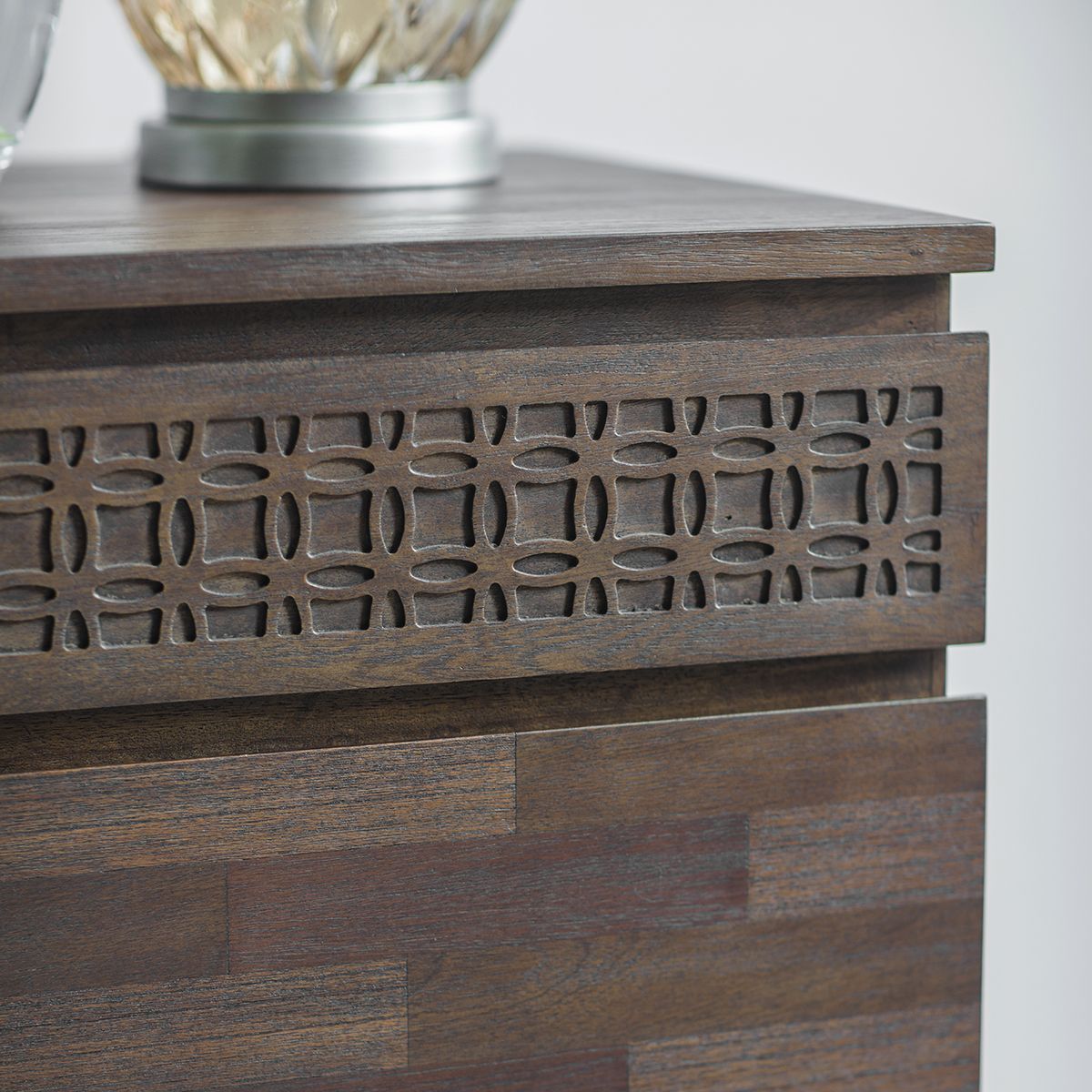 Sia 4 Drawer Bedroom Chest of Drawers - Brown