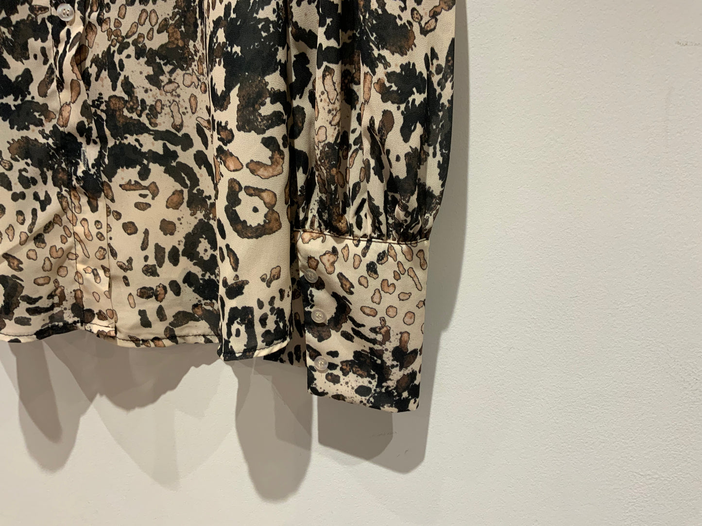 Animal print blouse