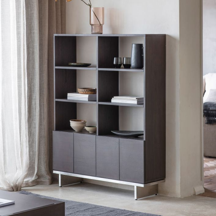 Manhattan Loft 4 door open Display Cabinet