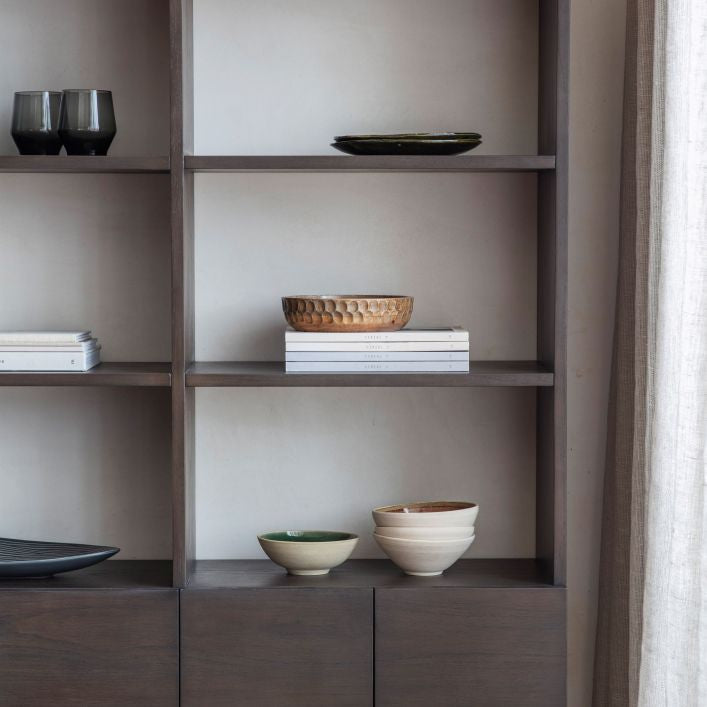 Manhattan Loft 4 door open Display Cabinet