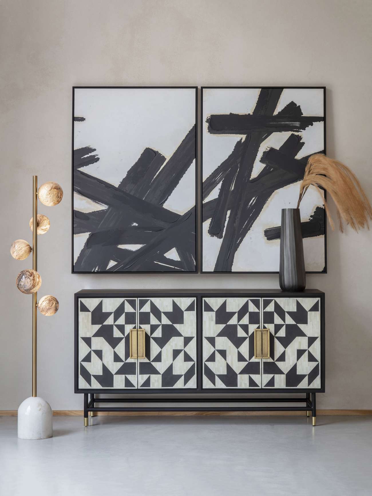 Constellation Marble Base Floor Lamp