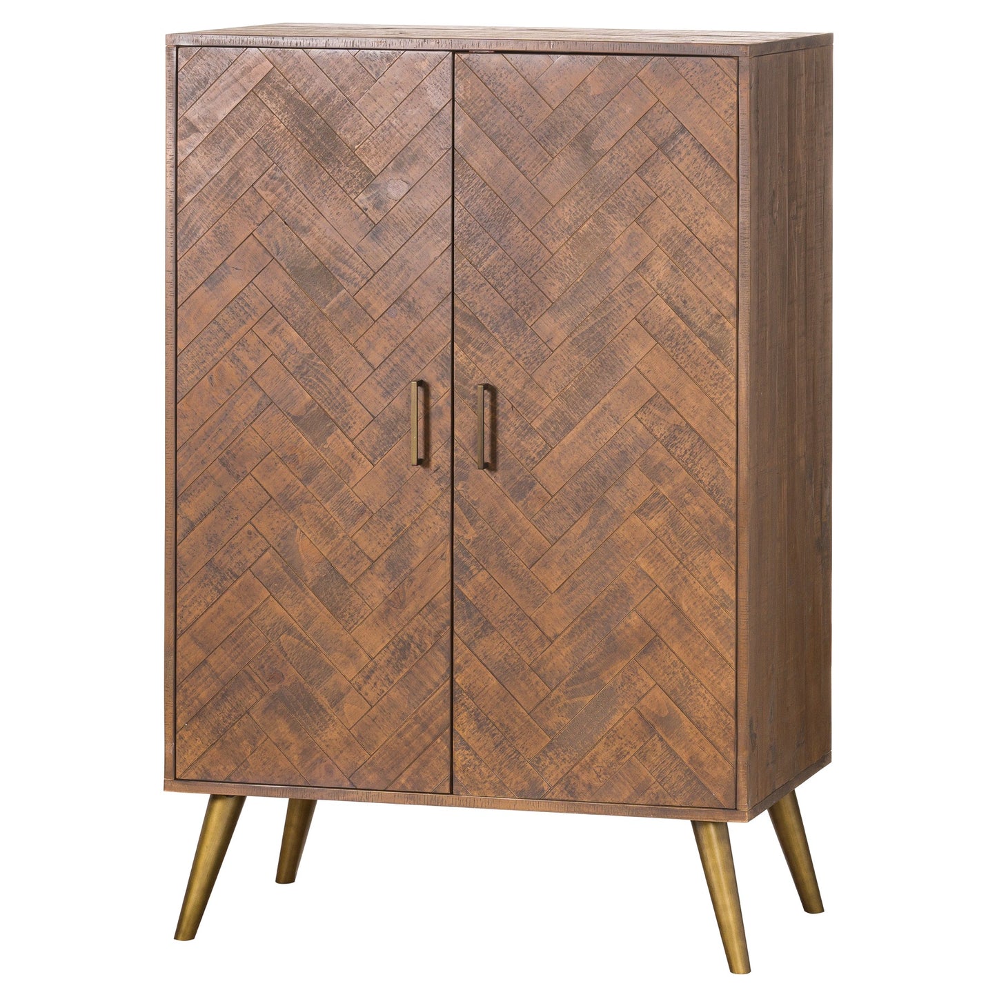 Baltimore Parquet Gold Drinks Cabinet