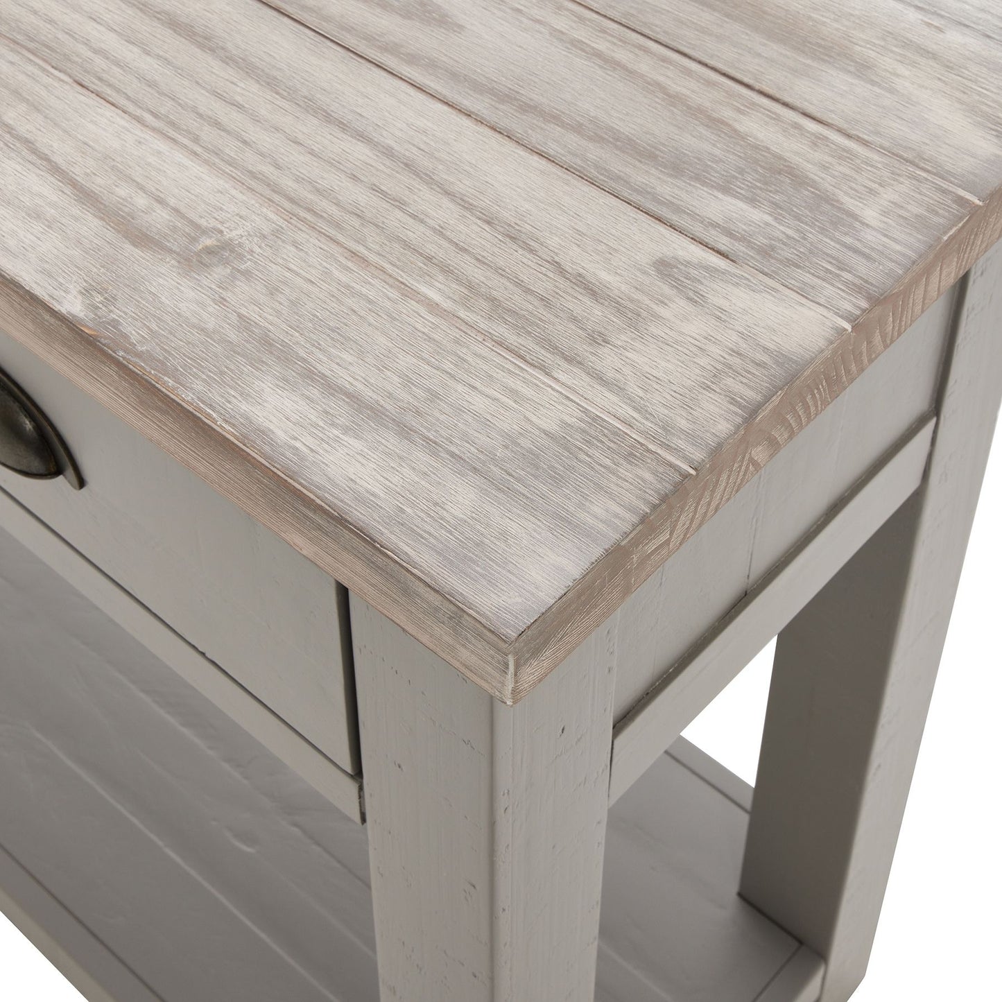 Cambridge Painted Wood Three Drawer Console Table