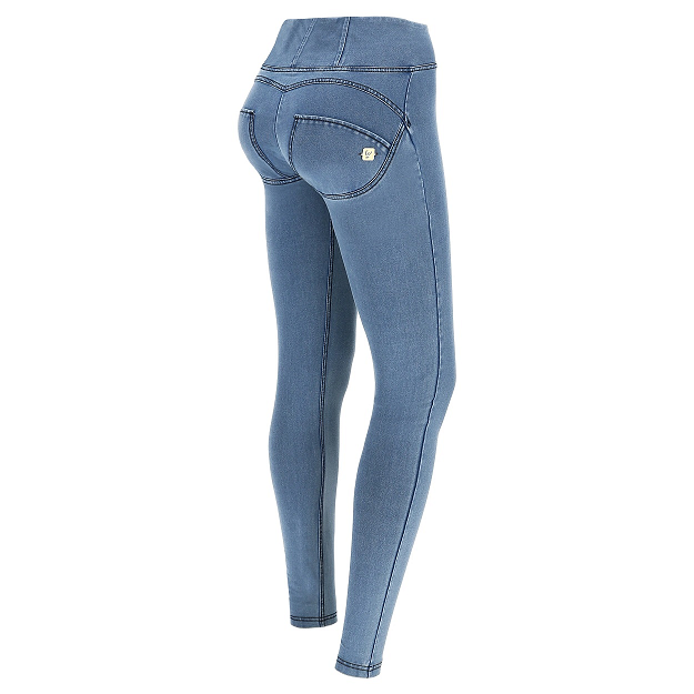 Freddy washed High Rise Denim - Self Tone Blue Stitch