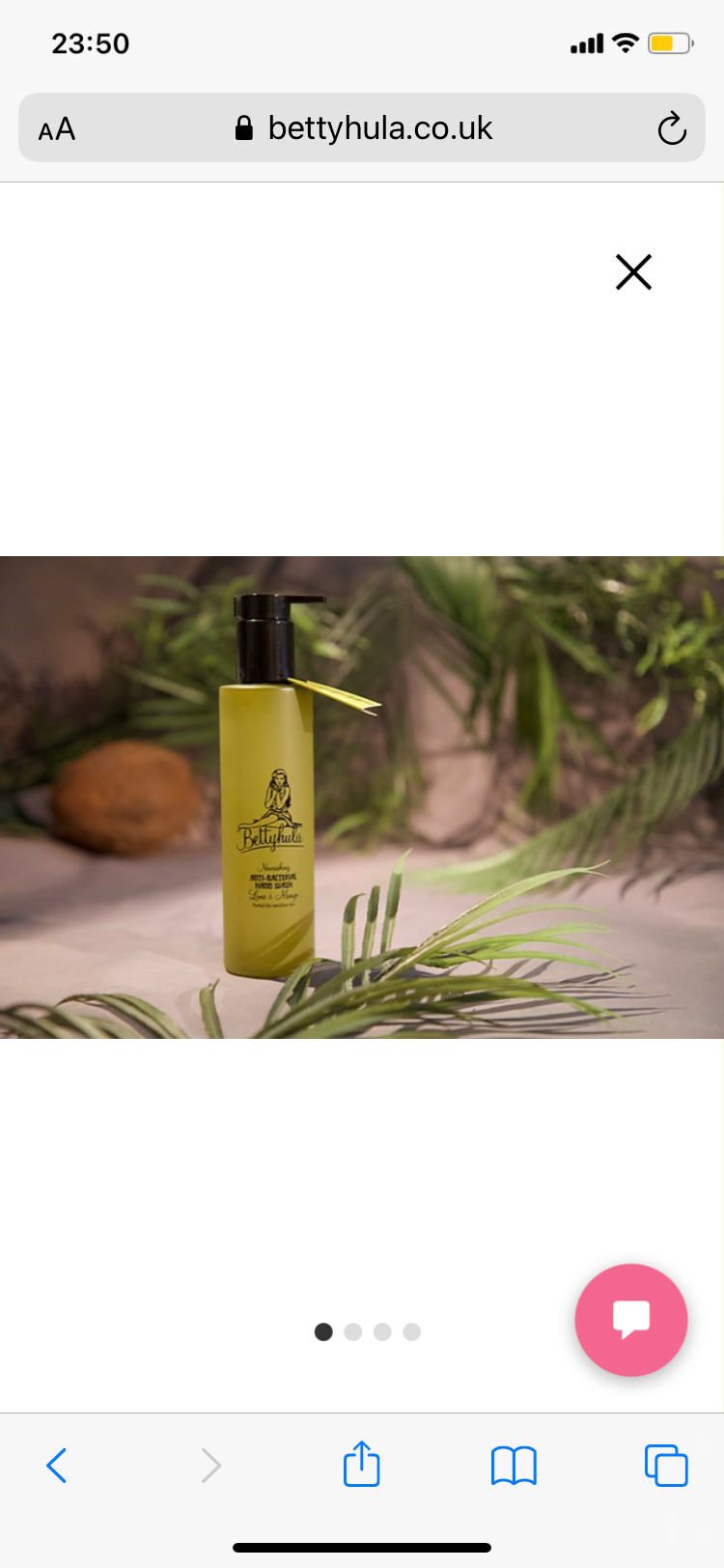 Bettyhula Antibacterial Hand Wash -150ml Glass jar